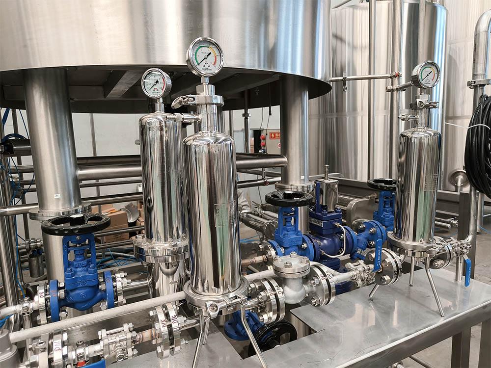 Wort Aeration Station in Beer Brewing System